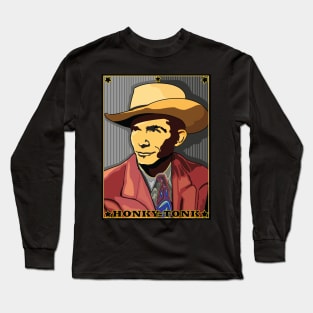 HANK WILLIAMS AMERICAN SINGER SONGWRITER COUNTRY WESTERN Long Sleeve T-Shirt